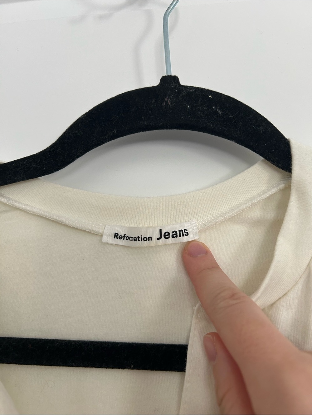 Reformation Cream Henley Button Bodysuit - Picture 2 of 4